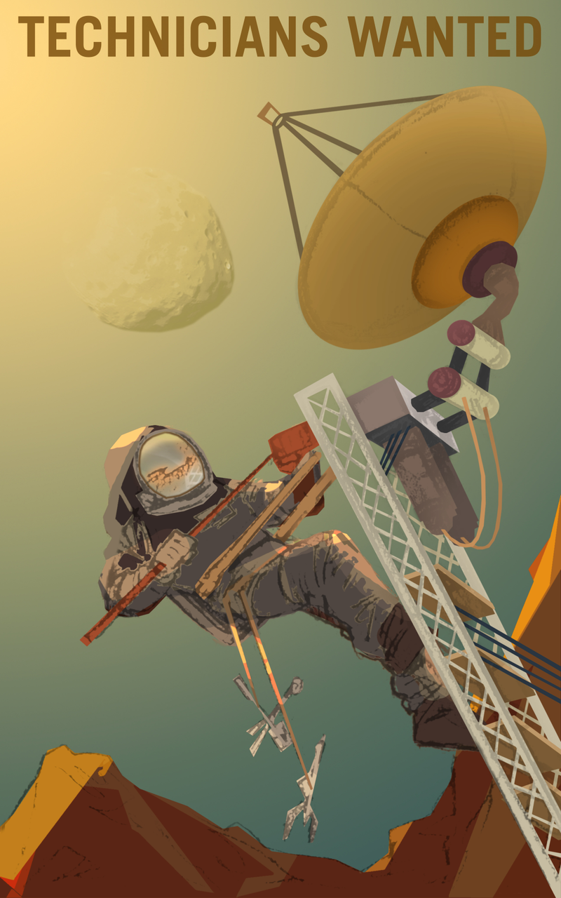 Illustration for article titled NASA's Mars Recruitment Posters Will Convince You to Go Die in Space